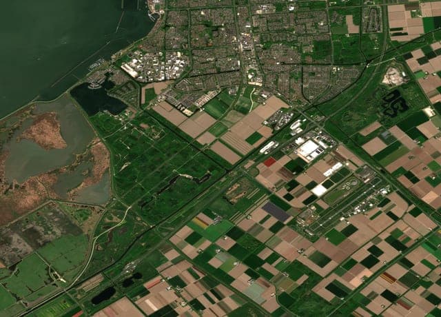 Sentinel-2 RGB over Flevoland farming